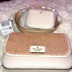 ♠️ Kate Spade Rosie Faux Shearling Flap Crossbody♠️